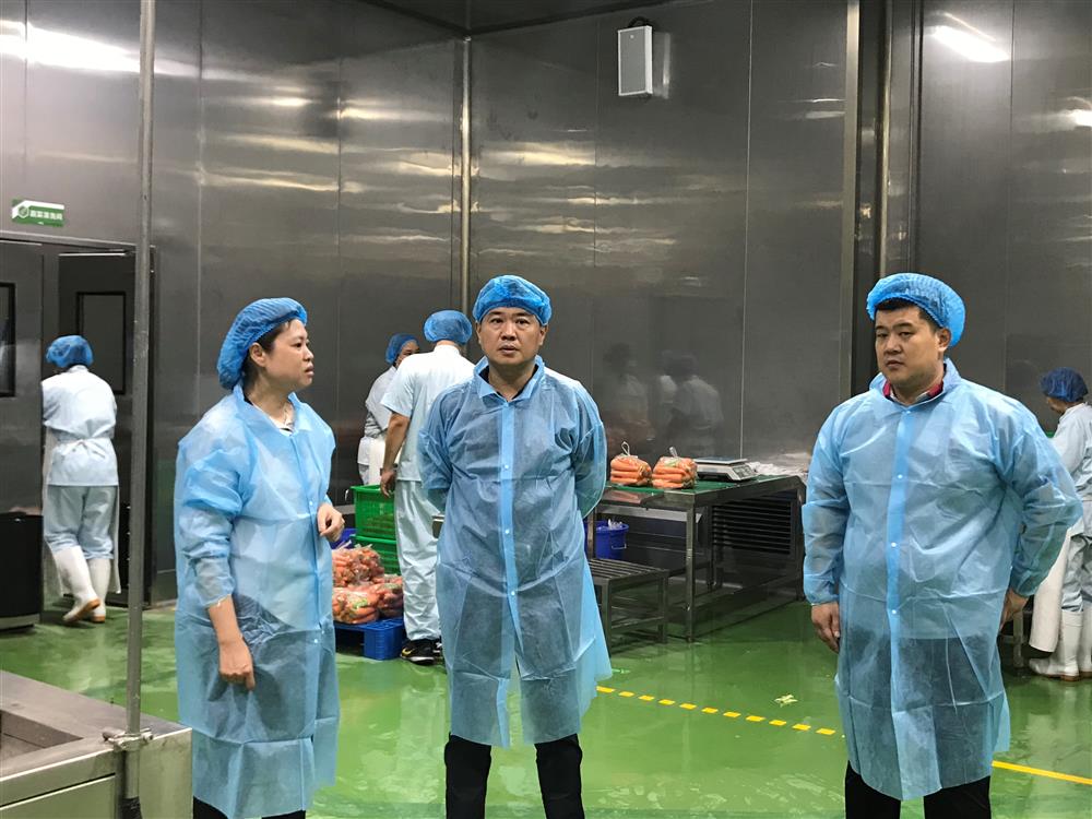 bevictor伟德集团纪委书记卢刚赴金德利集团食品产业园调研
